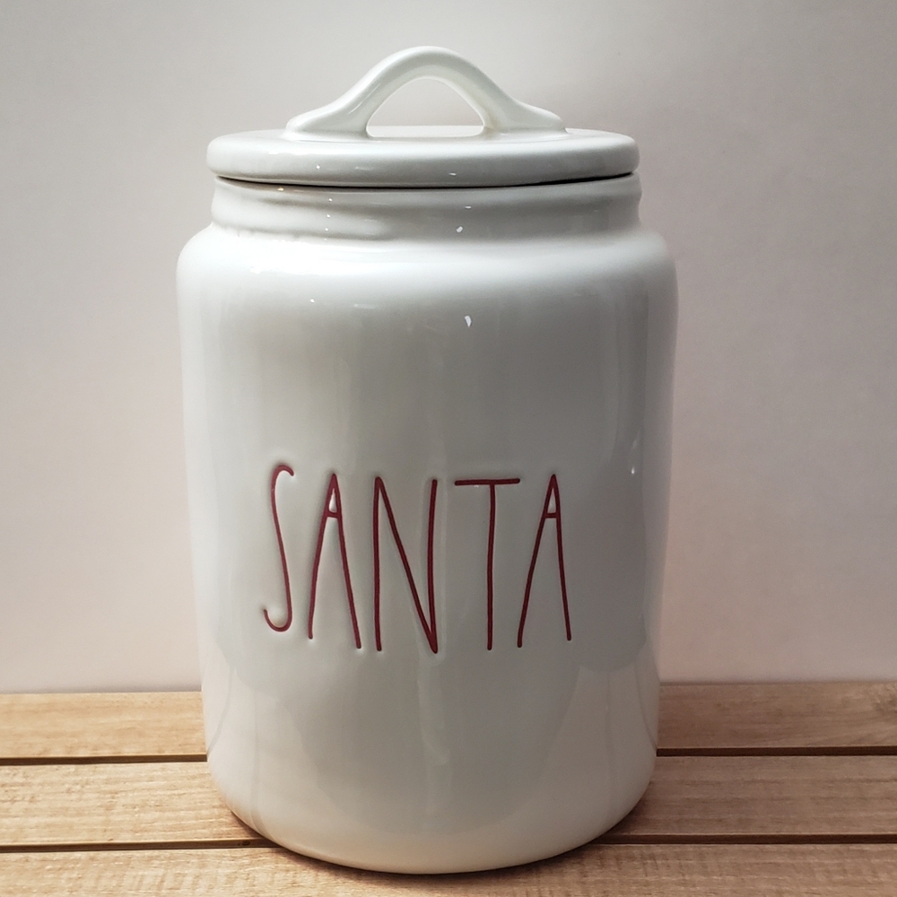 Rae Dunn large SANTA canister